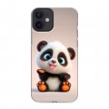 Дизайнерский силиконовый чехол для Iphone 12 Mini милая панда