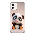 Дизайнерский силиконовый чехол для Iphone 12 милая панда
