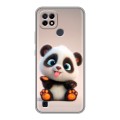 Дизайнерский силиконовый чехол для Realme C21 милая панда