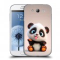 Дизайнерский пластиковый чехол для Samsung Galaxy Grand милая панда