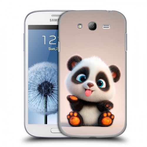 Дизайнерский пластиковый чехол для Samsung Galaxy Grand милая панда