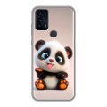 Дизайнерский пластиковый чехол для TCL 20B милая панда