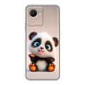 Дизайнерский силиконовый чехол для Realme C30s милая панда