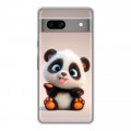 Дизайнерский пластиковый чехол для Google Pixel 7A милая панда