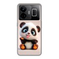 Дизайнерский силиконовый чехол для Realme GT3 милая панда