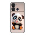 Дизайнерский силиконовый чехол для Itel P40 милая панда