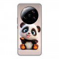Дизайнерский силиконовый чехол для Xiaomi 13 Ultra милая панда