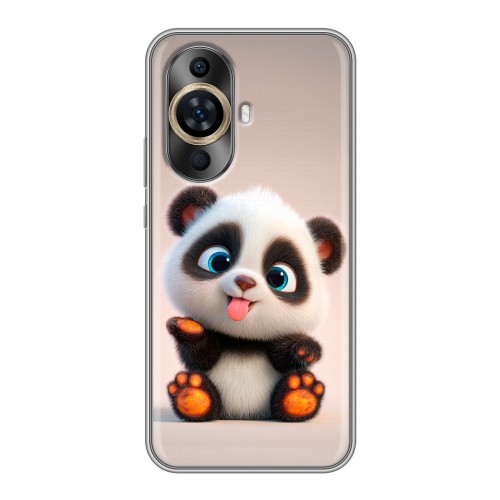 Дизайнерский силиконовый чехол для Huawei Nova 11 милая панда