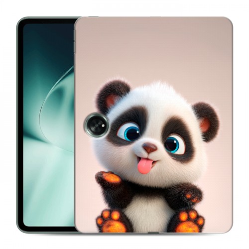 Дизайнерский силиконовый чехол для OnePlus Pad милая панда
