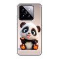 Дизайнерский силиконовый чехол для Xiaomi 14 милая панда