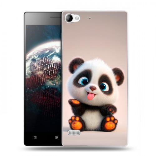 Дизайнерский пластиковый чехол для Lenovo Vibe X2 милая панда