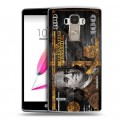 Дизайнерский пластиковый чехол для LG G4 Stylus Доллар деньги