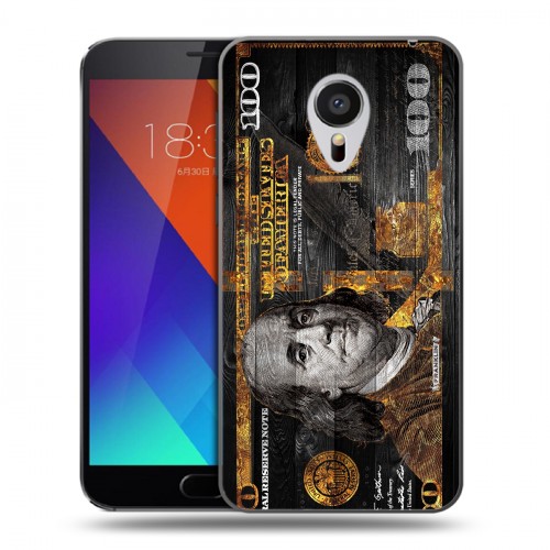 Дизайнерский пластиковый чехол для Meizu MX5 Доллар деньги
