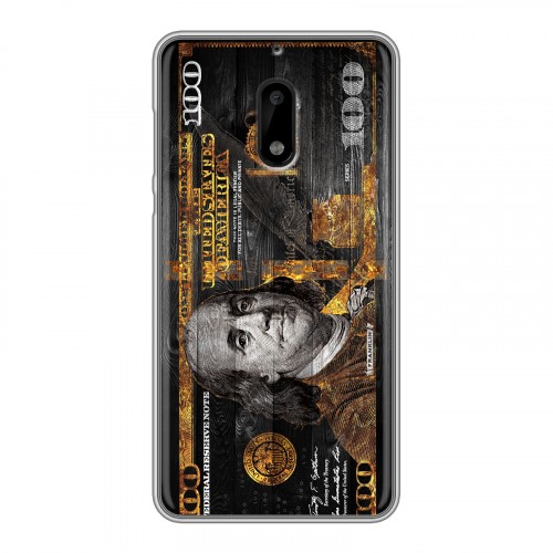 Дизайнерский пластиковый чехол для Nokia 6 Доллар деньги