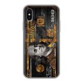 Дизайнерский силиконовый чехол для Iphone x10 Доллар деньги