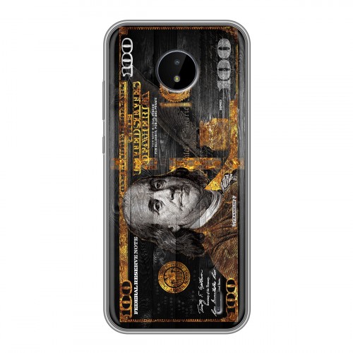 Дизайнерский пластиковый чехол для Nokia C20 Доллар деньги