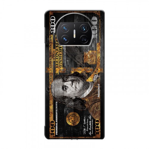 Дизайнерский пластиковый чехол для Huawei Mate X3 Доллар деньги