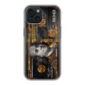 Дизайнерский пластиковый чехол для Iphone 15 Доллар деньги