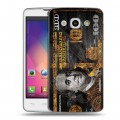 Дизайнерский пластиковый чехол для LG L60 Доллар деньги