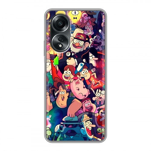 Дизайнерский пластиковый чехол для OPPO A58 4G Gravity Falls Гравити Фолз