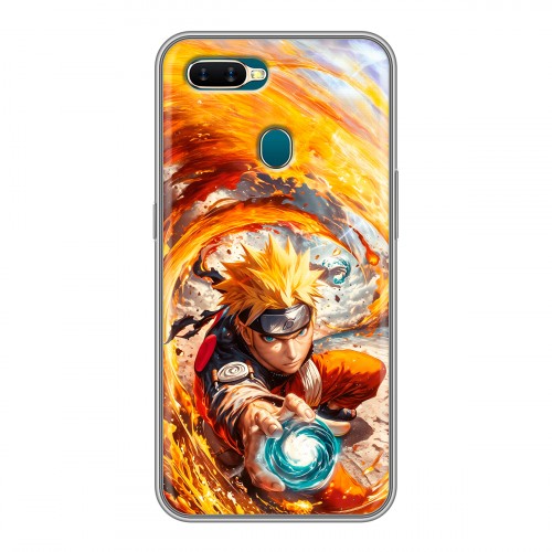Дизайнерский силиконовый чехол для OPPO AX7 Аниме Наруто Naruto