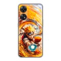 Дизайнерский силиконовый с усиленными углами чехол для OPPO Reno8 T Аниме Наруто Naruto