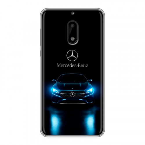 Дизайнерский пластиковый чехол для Nokia 6 Mercedes Мерседес