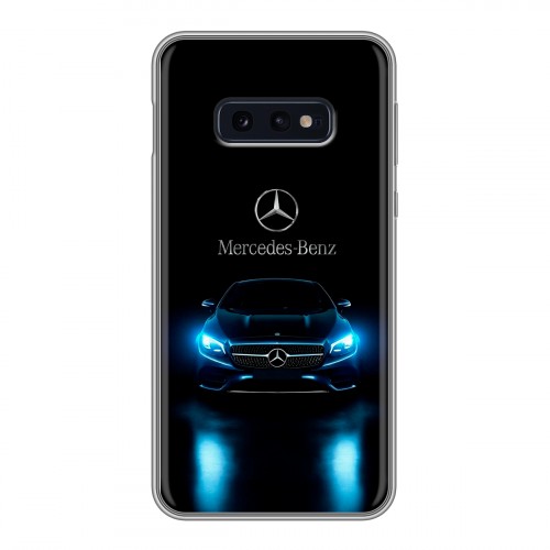 Дизайнерский силиконовый чехол для Samsung Galaxy S10e Mercedes Мерседес