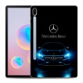 Дизайнерский силиконовый чехол для Samsung Galaxy Tab S6 Mercedes Мерседес