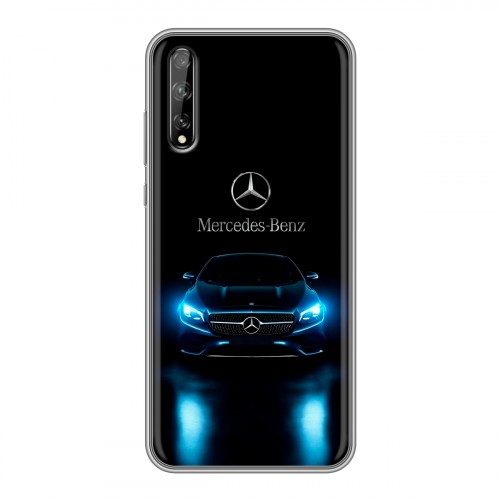 Дизайнерский силиконовый чехол для Huawei Y8p Mercedes Мерседес