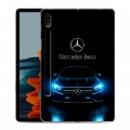 Дизайнерский силиконовый чехол для Samsung Galaxy Tab S7 Mercedes Мерседес