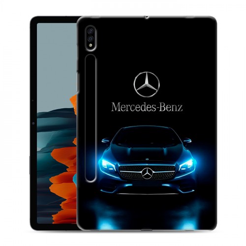 Дизайнерский силиконовый чехол для Samsung Galaxy Tab S7 Mercedes Мерседес