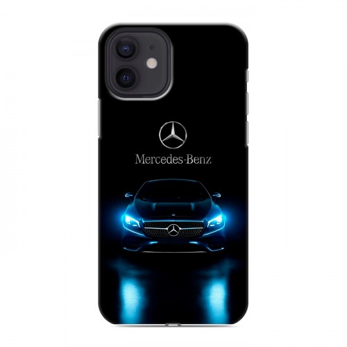 Дизайнерский силиконовый чехол для Iphone 12 Mercedes Мерседес