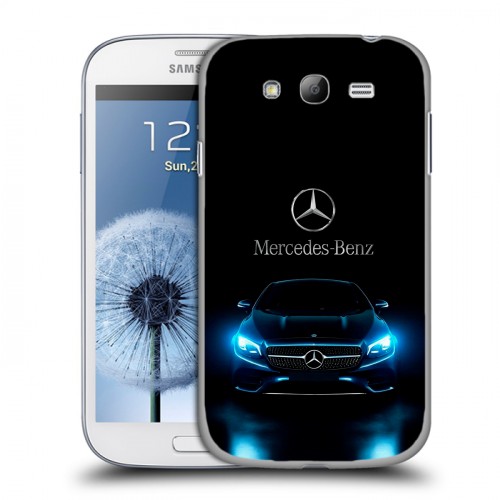 Дизайнерский пластиковый чехол для Samsung Galaxy Grand Mercedes Мерседес