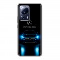 Дизайнерский силиконовый с усиленными углами чехол для Xiaomi 13 Lite Mercedes Мерседес