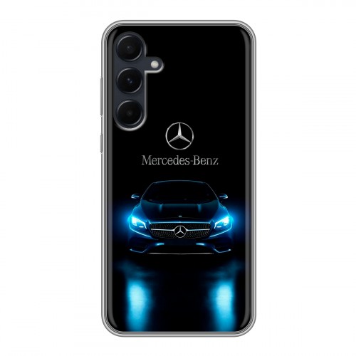 Дизайнерский силиконовый чехол для Samsung Galaxy A55 Mercedes Мерседес