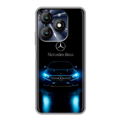 Дизайнерский пластиковый чехол для Itel A70 Mercedes Мерседес