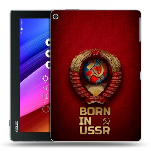 Дизайнерский силиконовый чехол для ASUS ZenPad 10 Флаг Герб СССР