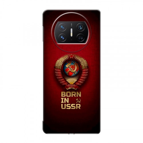 Дизайнерский пластиковый чехол для Huawei Mate X3 Флаг Герб СССР