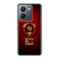 Дизайнерский силиконовый чехол для Vivo Y36 Флаг Герб СССР