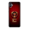 Дизайнерский силиконовый чехол для Samsung Galaxy A05 Флаг Герб СССР