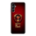Дизайнерский силиконовый чехол для Samsung Galaxy A05s Флаг Герб СССР