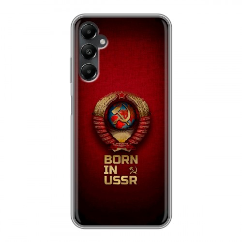 Дизайнерский силиконовый чехол для Samsung Galaxy A05s Флаг Герб СССР