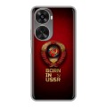 Дизайнерский силиконовый чехол для Huawei Nova 11 SE Флаг Герб СССР