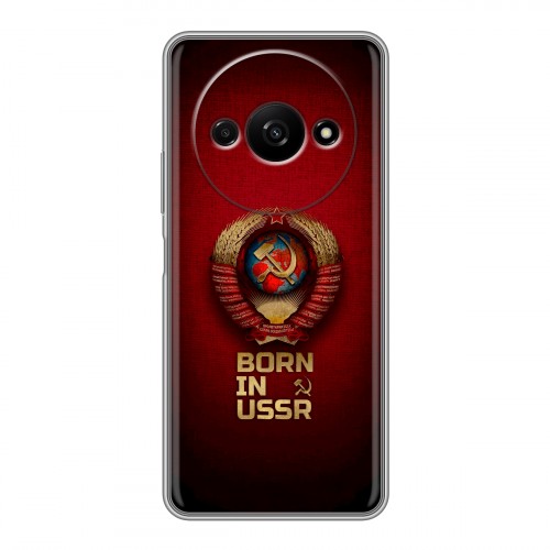 Дизайнерский пластиковый чехол для Xiaomi RedMi A3 Флаг Герб СССР
