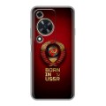 Дизайнерский силиконовый чехол для Huawei Nova Y72 Флаг Герб СССР
