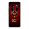 Дизайнерский пластиковый чехол для Xiaomi 14 Ultra Флаг Герб СССР