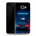 Дизайнерский пластиковый чехол для Samsung Galaxy C5 BMW БМВ