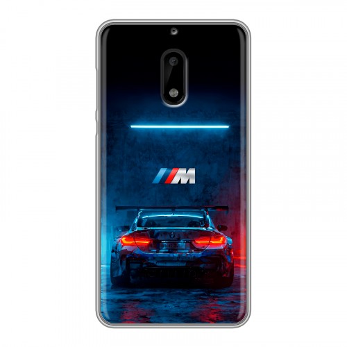 Дизайнерский пластиковый чехол для Nokia 6 BMW БМВ