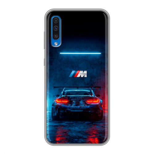 Дизайнерский силиконовый чехол для Samsung Galaxy A50 BMW БМВ